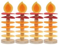 Bastelset Filz Kerze 4Stück Basteln Geburtstag Weihnachten Geschenk