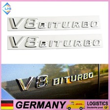2x Kofferraum, Seite Emblem V8