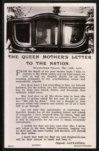 Ansichtskarte the queen - ansichtskarte,