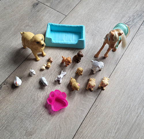 Lot tierfiguren set hund - set, &