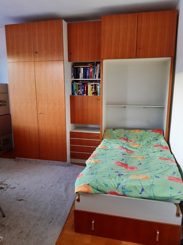 Schrankwand dreiteilig mit - dreiteilig,