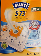 Swirl Staubsaugerbeutel S73 *4 Stück*für Bosch/Siemens-Bodenstaubsauger lt.Packg