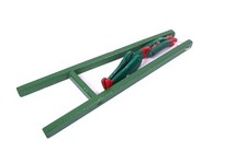 Original Erzgebirge Handspielzeug Reckturner Holz H 24 cm 30er Jahre Antik