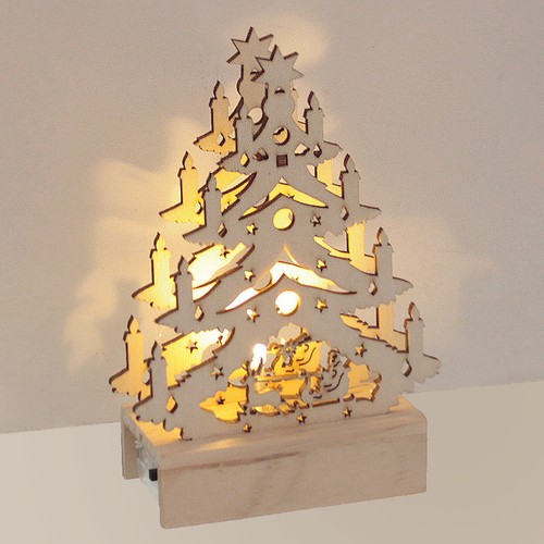 Led weihnachtsbaum holz - x,