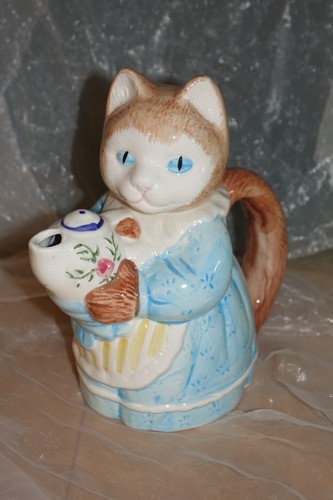 Niedliche keramik katze - keramik,