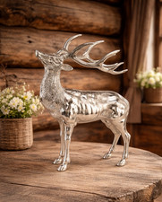 Hirsch mit Geweih Dekohirsch