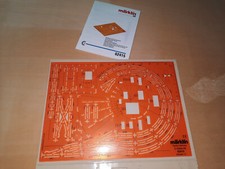 Märklin H0 02415 Gleisplan-Zeichenschablone C-Gleis 1:5 in OVP