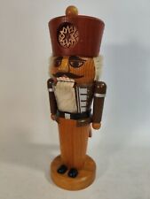 Nussknacker/Soldat Natur-Holz Erzgebirge Seiffen Volkskunst Richard Glässer