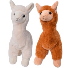Lama Alpaka Kuscheltier Plüschtier Kinder Stofftiere Alpacasso 30cm Beige Braun