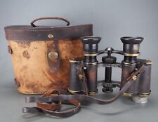 Fernglas/ Feldstecher,  2. WK + Ledertasche - Sammler