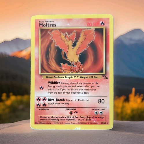 Pokémon tcg moltres - tcg, (lavados)