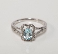 Natürlicher Aquamarin Und