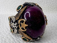 925 Silber Ring Amethyst Stein