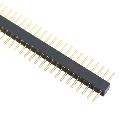 2pcs gold plated 27mm - 1.27mm, pitch