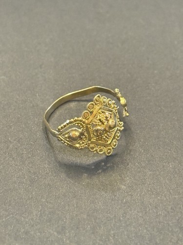 Karat gelbgold ring - ring, im