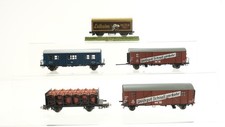 Märklin/Hümmer/u.a. H0 Konvolut ged. Güterwagen/ Säuretopfwagen/ Wohn- und Schla