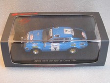 Spark 1:43 Renault Alpine A310 #7  Tour de Corse Rally 1974 J-L Therier M. Vial