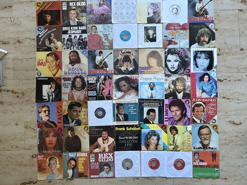 84x singles vinyl ua - singles, "7