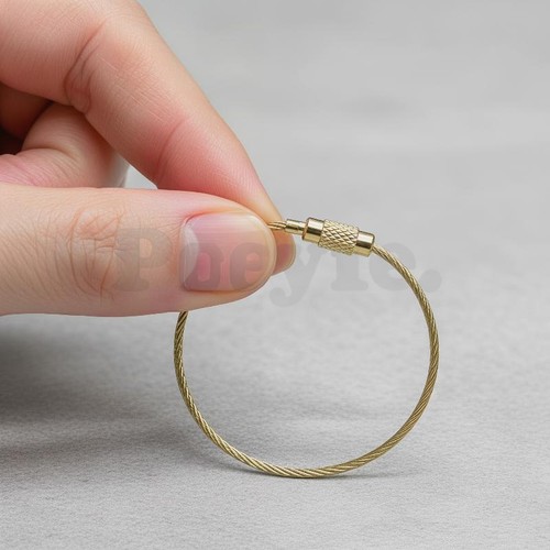 Gold farbiger draht - gold, ring