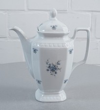 Seltmann Weiden Andrea blaue Ranke Porzellan Kaffeekanne Kanne Vintage