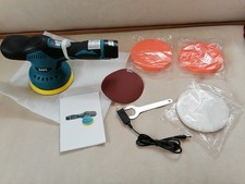 Akku-Tellerschleifer/Wachs- u. Poliermaschine + Zubehör "EAFC" Autopflege - NEU!