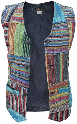 Herren top patchwork - herren, gestreift