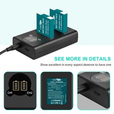 2× NB-6LH Akku + Ladegerä