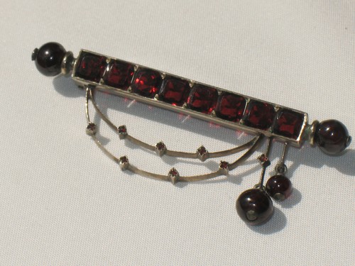 Art deco bewegliche granat - bewegliche,