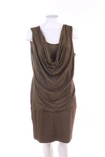 BODYFLIRT Abendkleid Cocktailkleid Glitzer 2XL braun