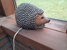 Igelfigur, Igellampe Igel aus Kunststoff, HEICO-Leuchte gebraucht