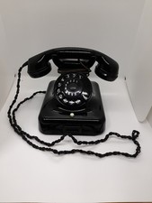 Antikes Bakelit w48 Telefon Wählscheibe schwarz