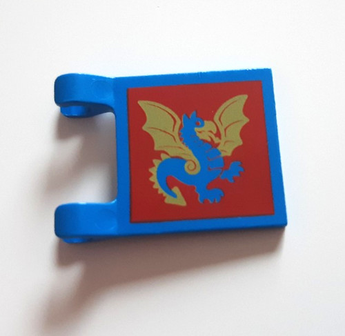 Lego 2335px9 fahne flagge blau - fahne,