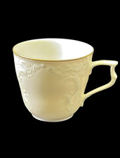 Rosenthal Sanssouci elfenbeinfarben  Goldrand Kaffeetasse Tasse