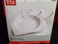 geschirrset 12 personen Via