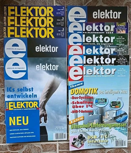 Elektor jahrgang 2004 komplett - 2004,