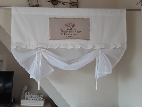 Raffgardine landhausstil - raffgardine,