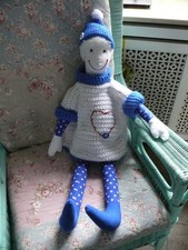 Stoffpuppe trudi träumerli - stoffpuppe,