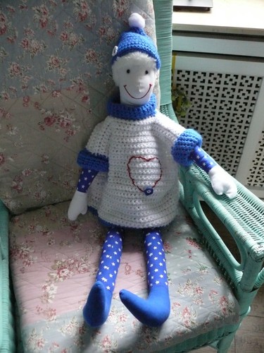 Stoffpuppe trudi träumerli - trudi,