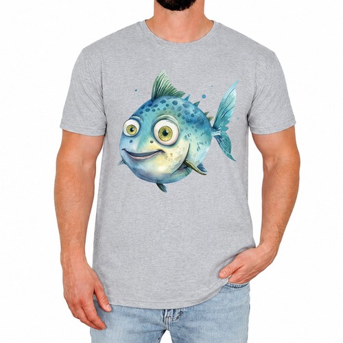 Lustiges herren shirt fisch - lustiges, t-shirt