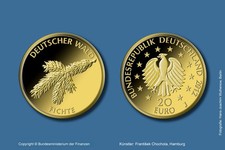 VALORIS BRD Zertifikat 20 Euro Goldmünzen deutscher Wald -keine Münze-