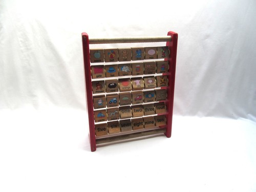 Vintage holz alphabet - holz,