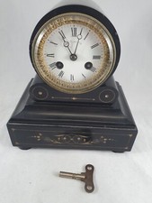 Alte Kaminuhr auf Marmorsockel Friedrich Martin Hofurhmacher ab 1889 Stuttgart