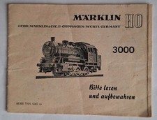 Märklin 3000 Anleitung BR 89  03/65