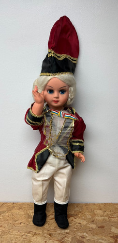 Große vintage puppe fasching - große,