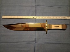 Custom BOWIE KNIFE MESSER by Harvey McBurnette, Unikat