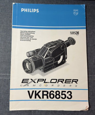 Bedienungsanleitung EXPLORER Camcorder VKR6853 PHILIPS, Gebrauchsanleitung