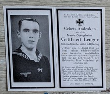 Sterbebild Lenger aus Ulbering