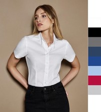 Kustom Kit Damen Oxford Bluse