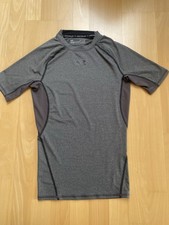 leichtes Armour Radlershirt T-Shirt Compression Heatgear Gr. SM neuwertig  grau