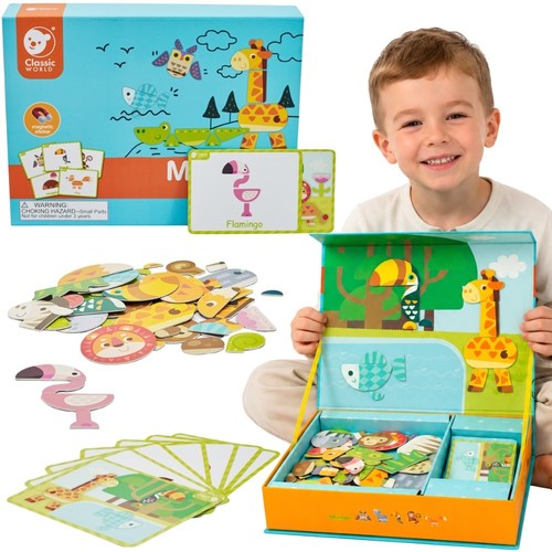 Classic world magnetpuzzle - world,
